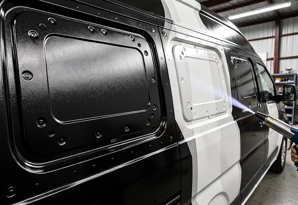 Commercial vehicle wrap process