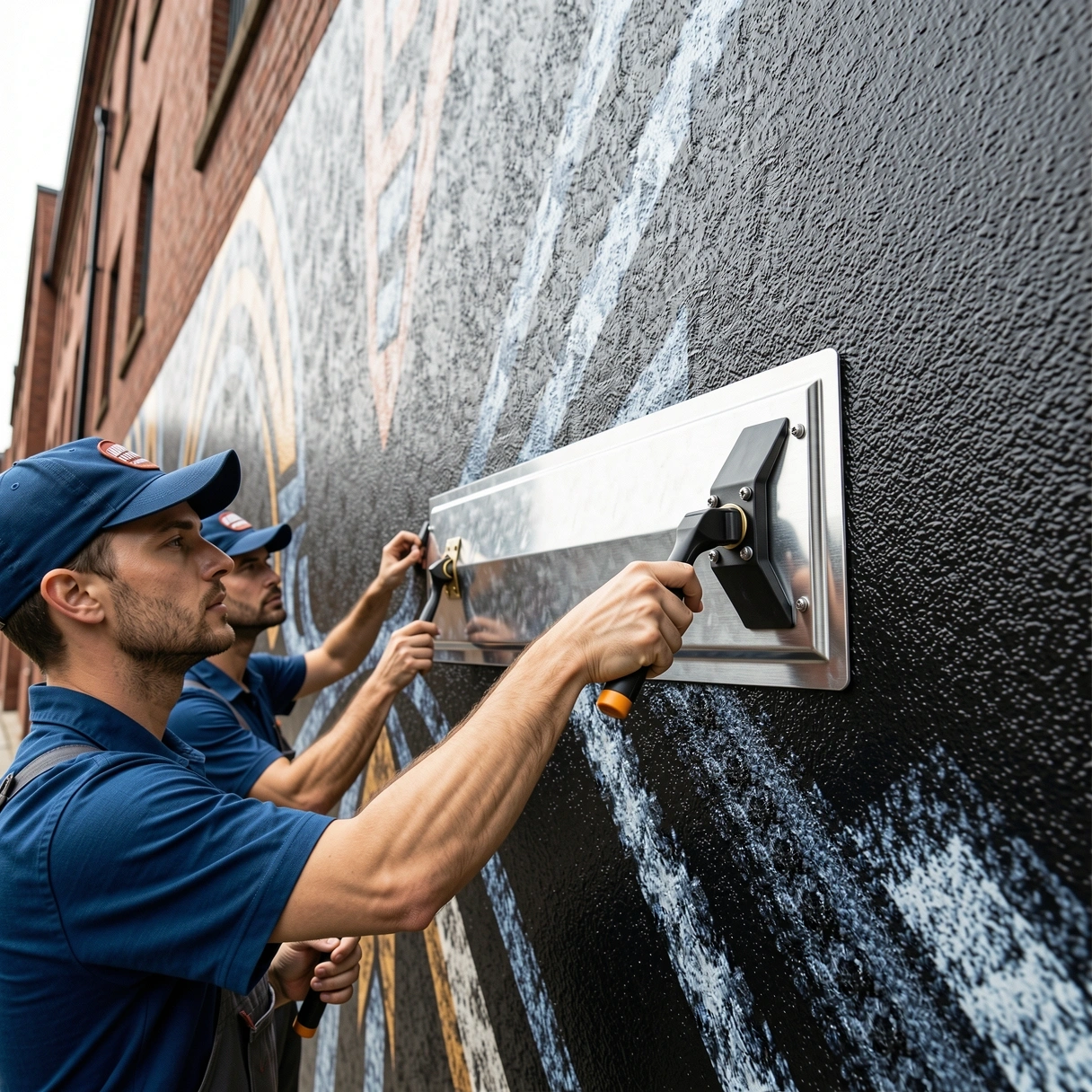 Professional graphics installation