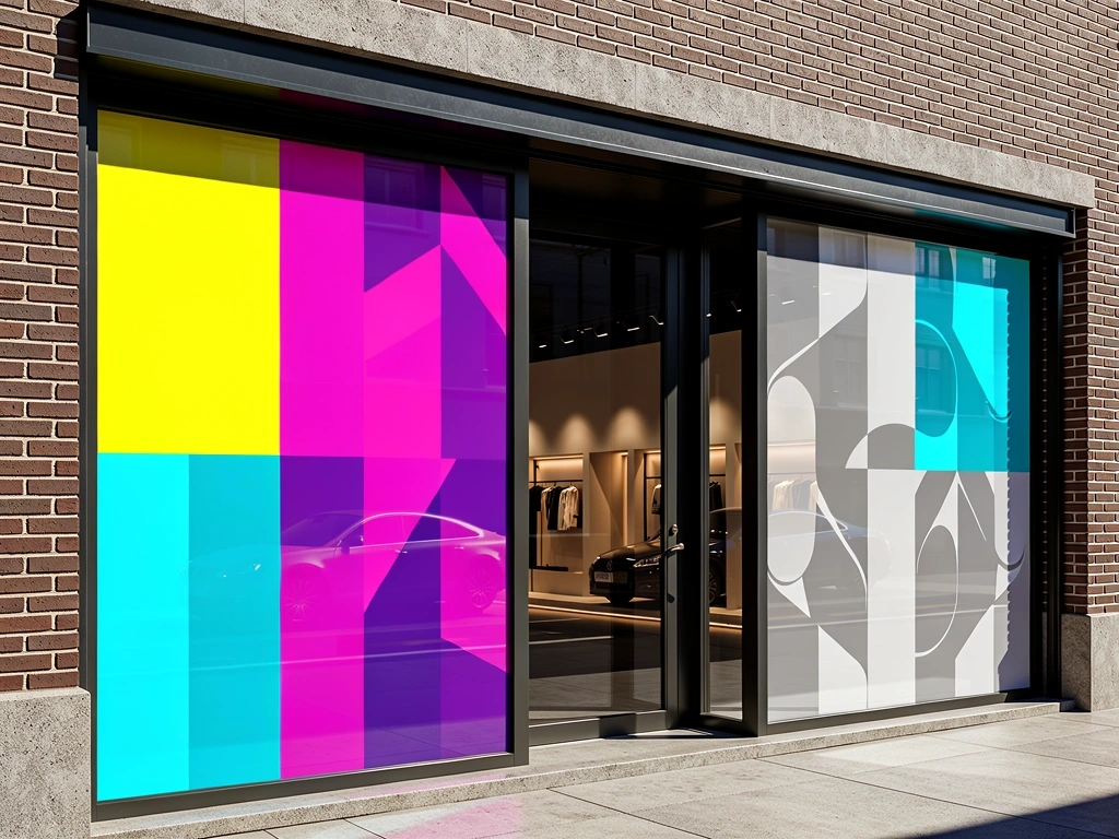 Retail window graphics
